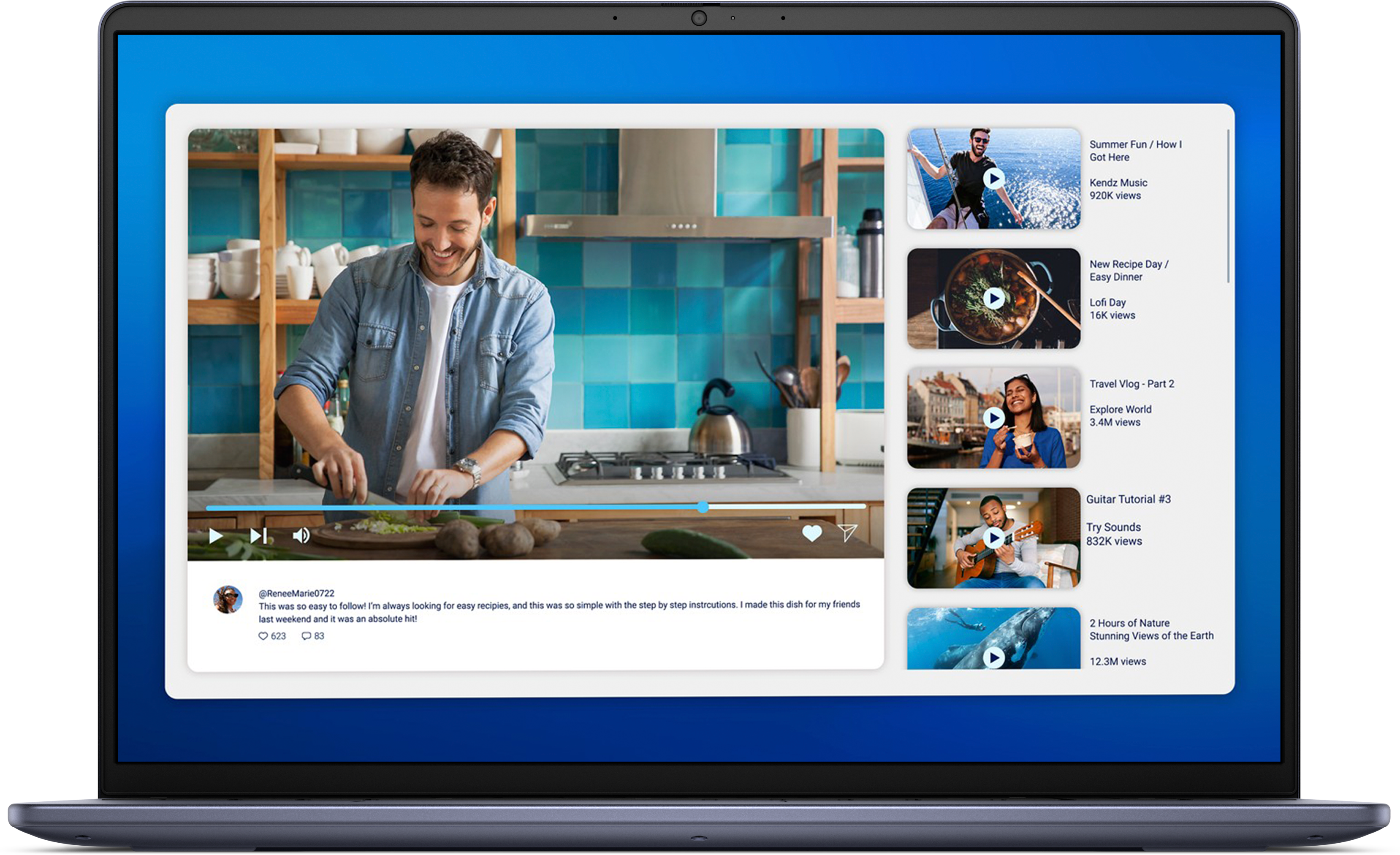 DELL 16 DC16251 16-Inch FHD Notebook - High Performance Laptop with Full HD Display