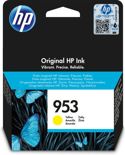 HP 953 Yellow Original Ink Cartridge - High-Quality Printing for HP Printers
