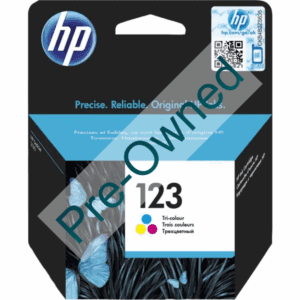 HP 123 Tri-Color Ink Cartridge - High-Quality Print
