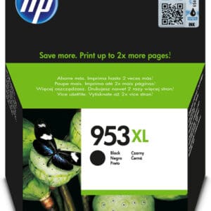 HP 953XL High Yield Black Original Ink Cartridge - Compatible with HP Printers for Superior Print Quality
