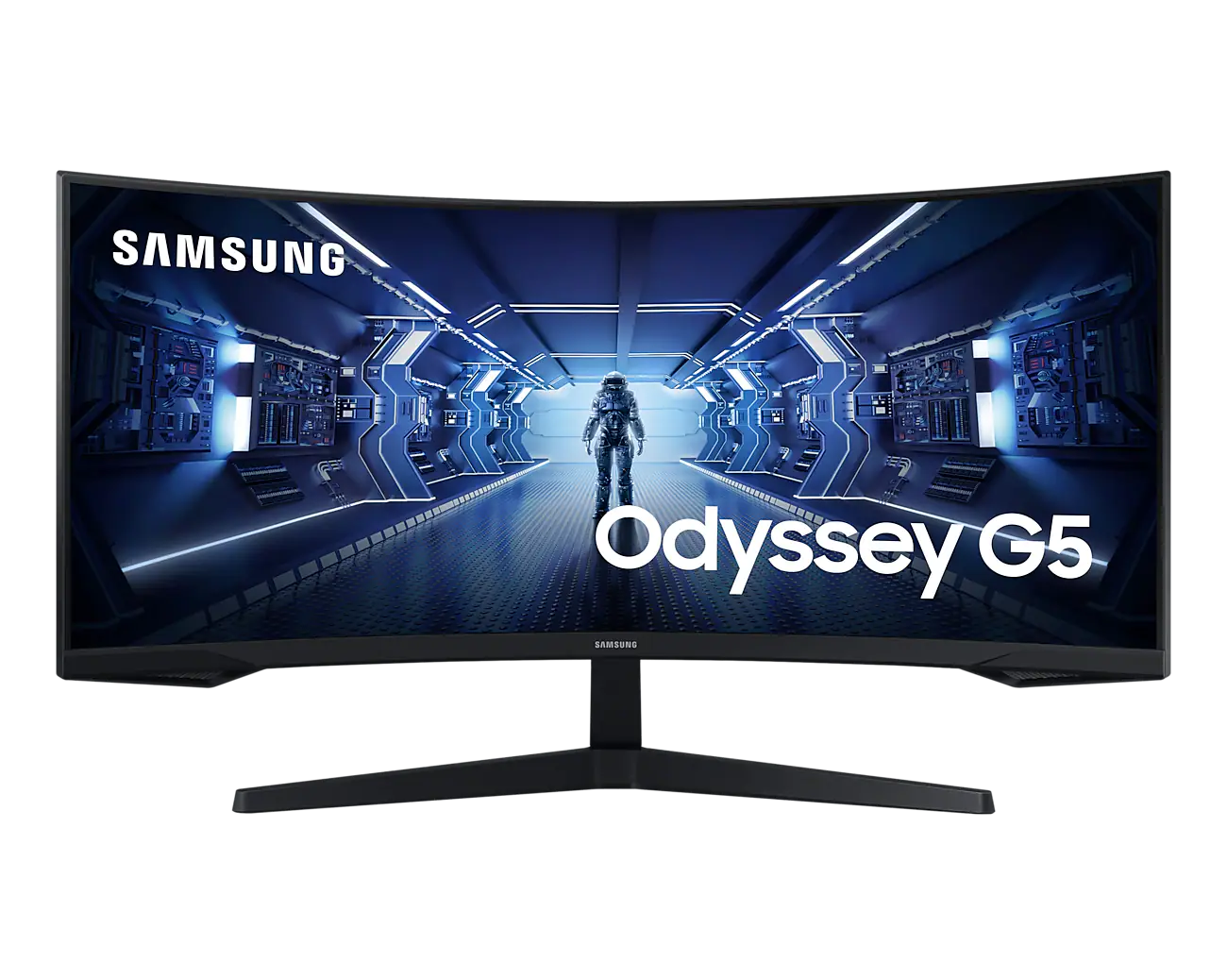 Samsung G55T 34-Inch Curved Gaming Monitor - Ultra-Wide QHD