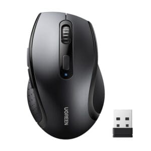 UGreen M511 Ergonomic 2.4GHz Wireless Mouse - Black