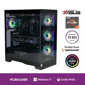 PCBuilder Ryzen 7 7800X3D ARCHON Windows 11 Gaming PC