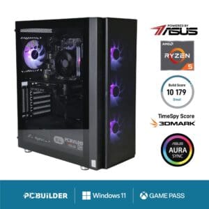 PCBuilder Ryzen 5 5600X TITAN Windows 11 Gaming PC