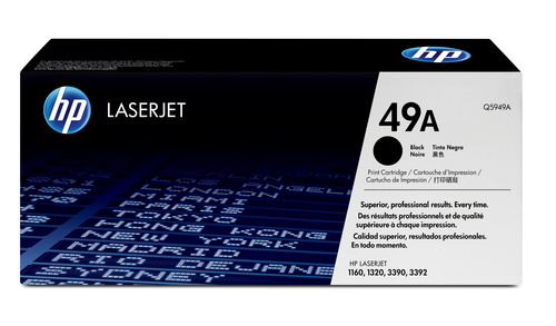 HP 49A Black LaserJet Toner Cartridge for 1160