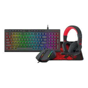 Redragon 4-in-1 Keyboard | Mouse | Mousepad | Headset Gaming Combo