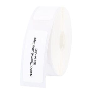 NIIMBOT D11/D110/D101/H1S Thermal Label 15x26mm - 230 Labels Per Roll - White