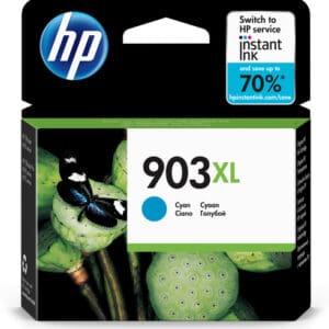 HP 903XL High Yield Cyan Original Ink Cartridge - Compatible with HP Printers for Vibrant Color Printing