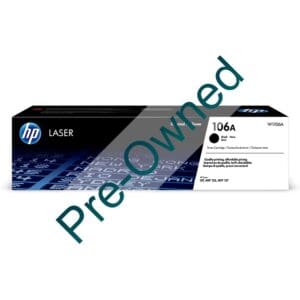 HP 106A Black Original Laser Toner Cartridge - Open Box/Damaged Box - High-Quality Printing