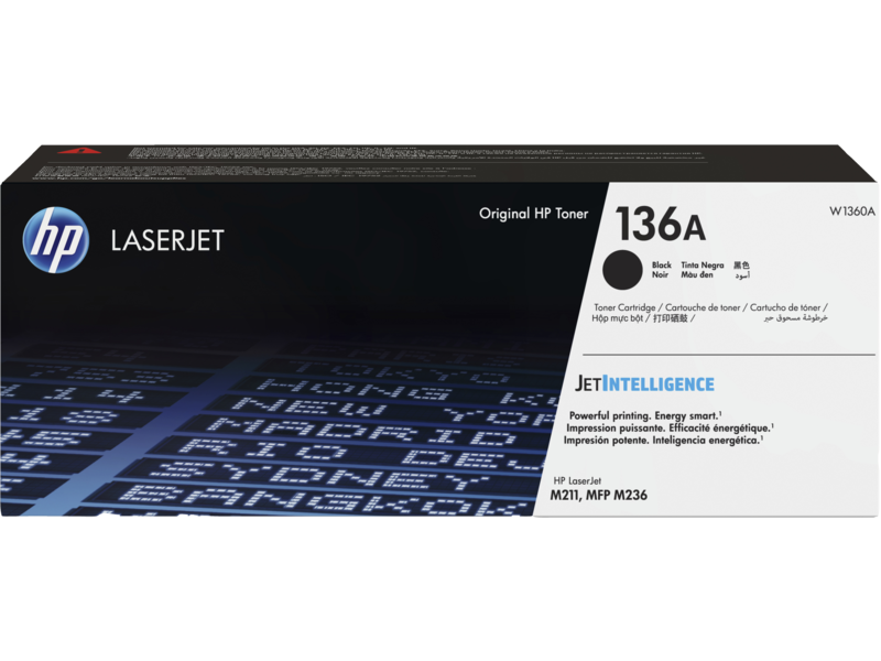 HP 136A Black Original LaserJet Toner Cartridge - High-Quality Print Performance for HP Laser Printers