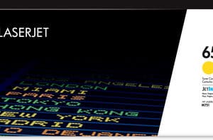 HP 658A Yellow LaserJet Toner Cartridge - High Yield