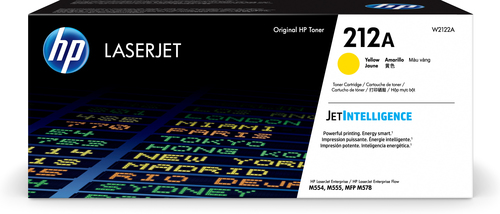 HP 212A Yellow Original LaserJet Toner Cartridge - High-Quality Print Performance for HP Laser Printers