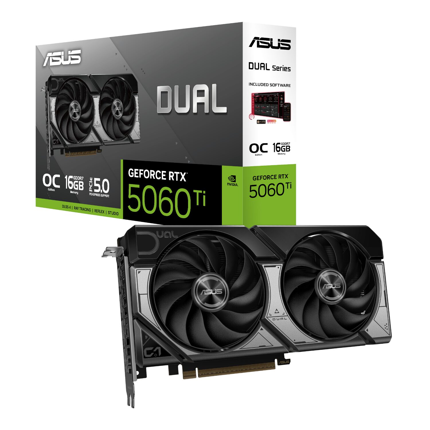 ASUS Dual GeForce RTX 5060 Ti OC Edition 16GB GDDR7 Graphics Card we sell tech shop page