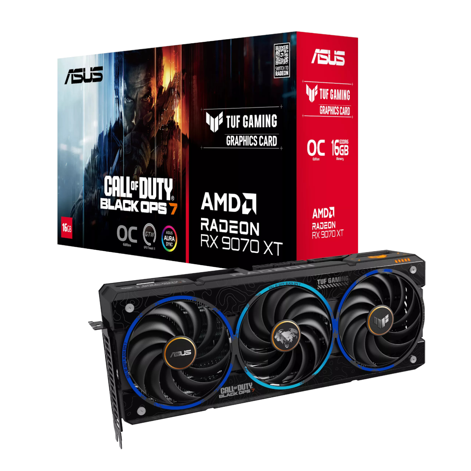 ASUS TUF Gaming Radeon™ RX 9070 XT COD BO7 Special Edition Graphics Card we sell tech shop page