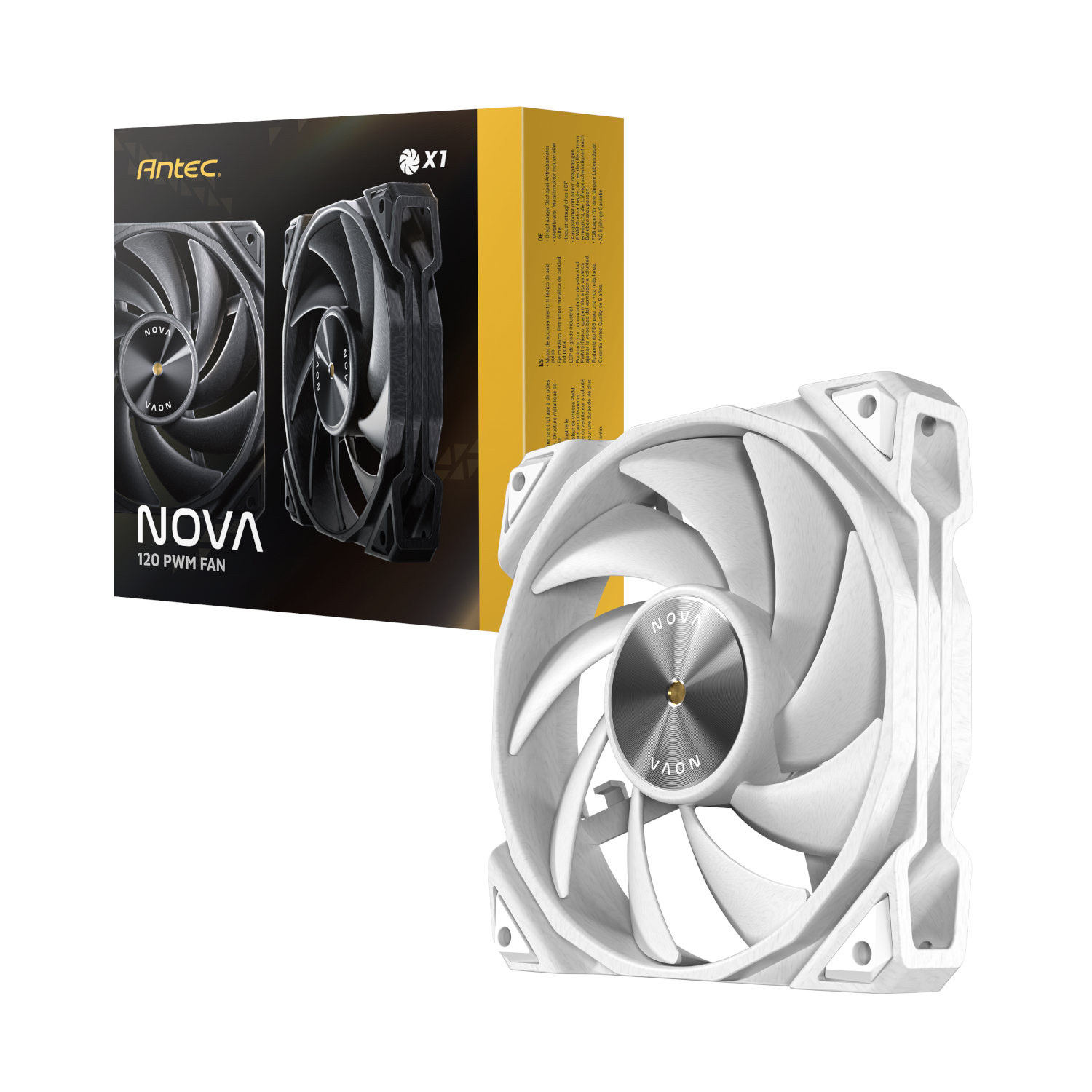 Antec NOVA PWM 120mm Case Fan White we sell tech shop page