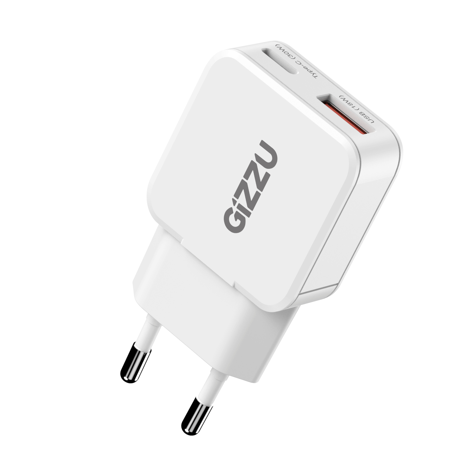 Gizzu 2-Port 30W GaN Wall Charger we sell tech shop page