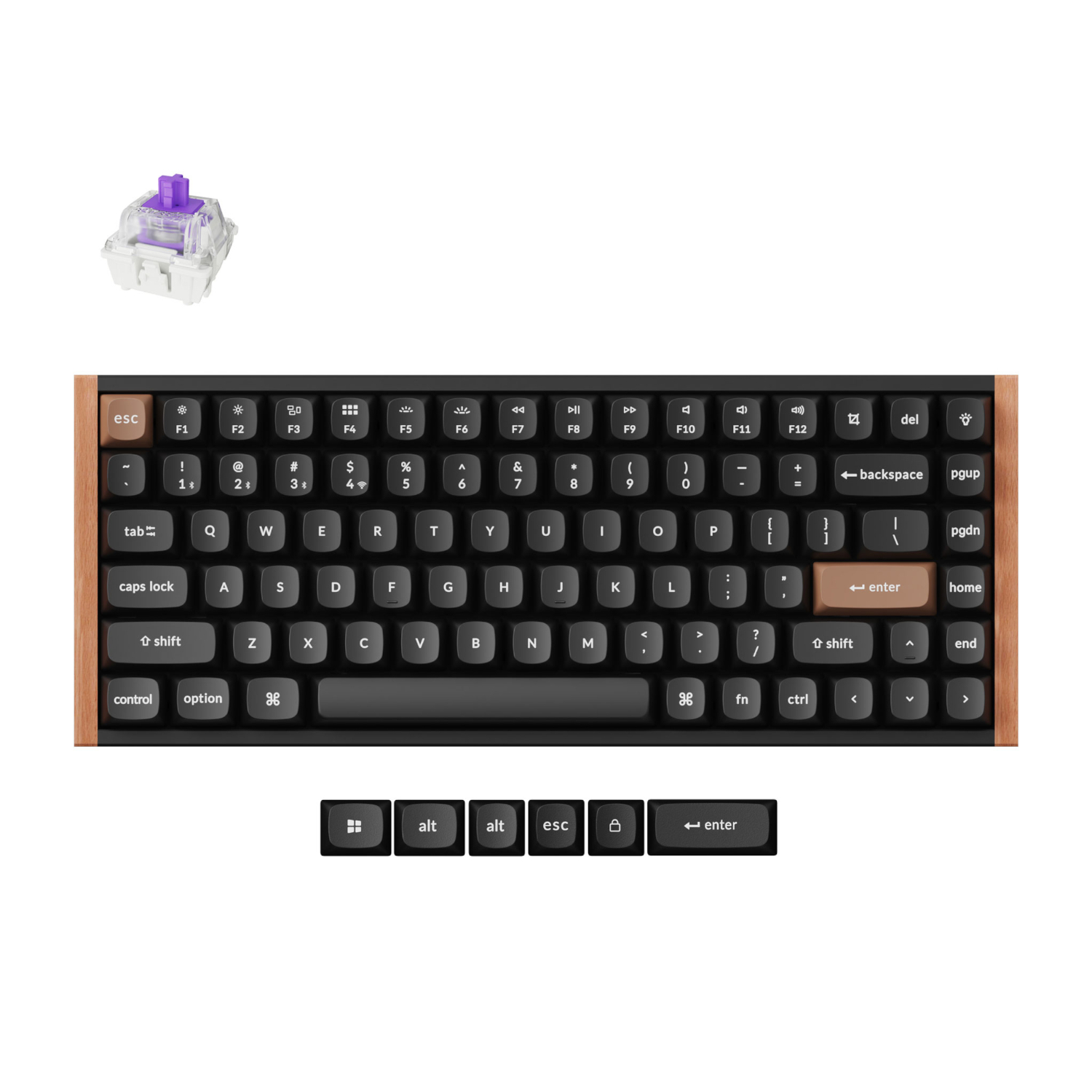 Keychron K2 HE Wireless Special Edition Magnetic Custom Keyboard | NEBULA Switch – Black we sell tech shop page