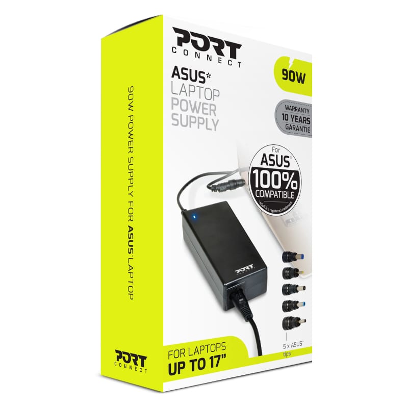 Port Connect 90W Notebooks Adapter Asus we sell tech shop page