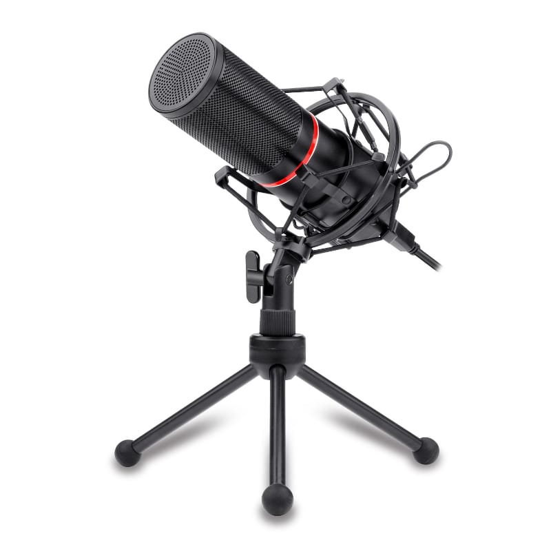 REDRAGON BLAZAR Cardioid USB Gaming Mic and Tripod - Black we sell tech shop page