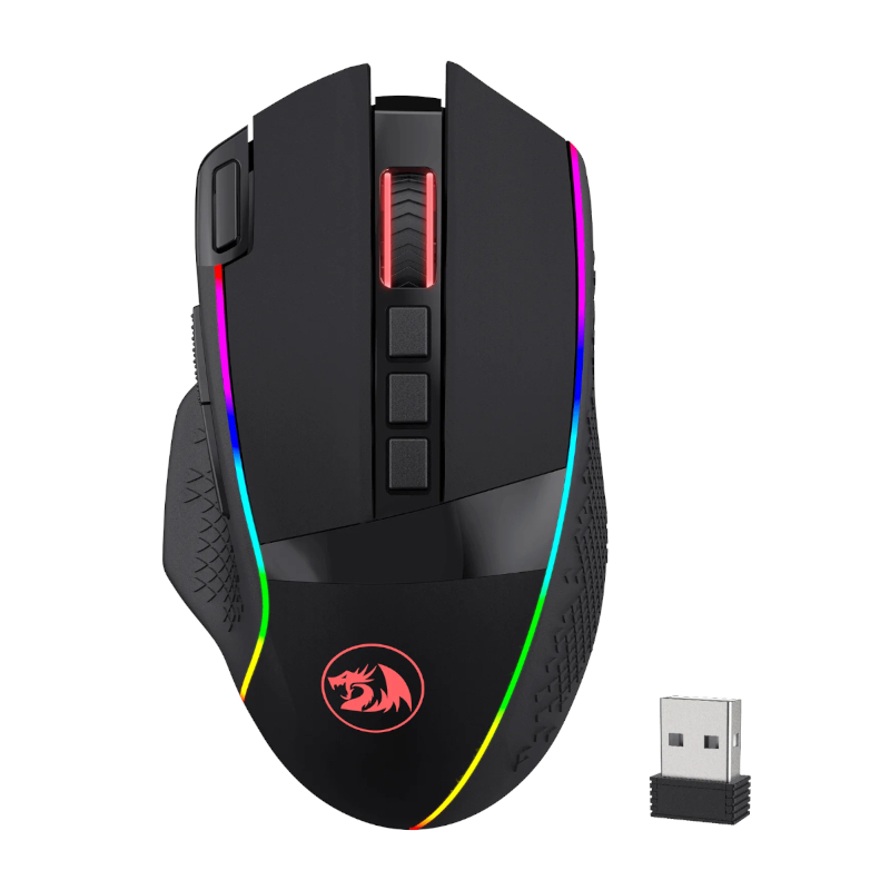 REDRAGON Enlightment 19000DPI RGB Wireless Gaming Mouse - Black we sell tech shop page