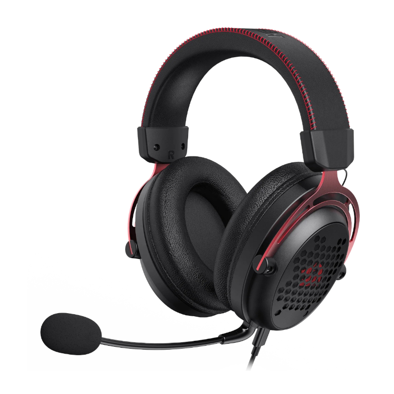REDRAGON Over-Ear DIOMEDES Honeycomb 3.5mm AUX Gaming Headset - Black we sell tech shop page