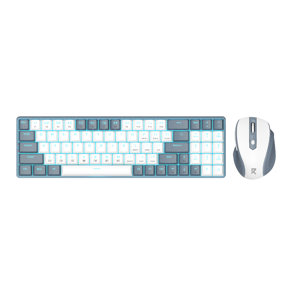 Redragon BS8772 Wireless Keyboard and Mouse Combo - Grey/White we sell tech shop page