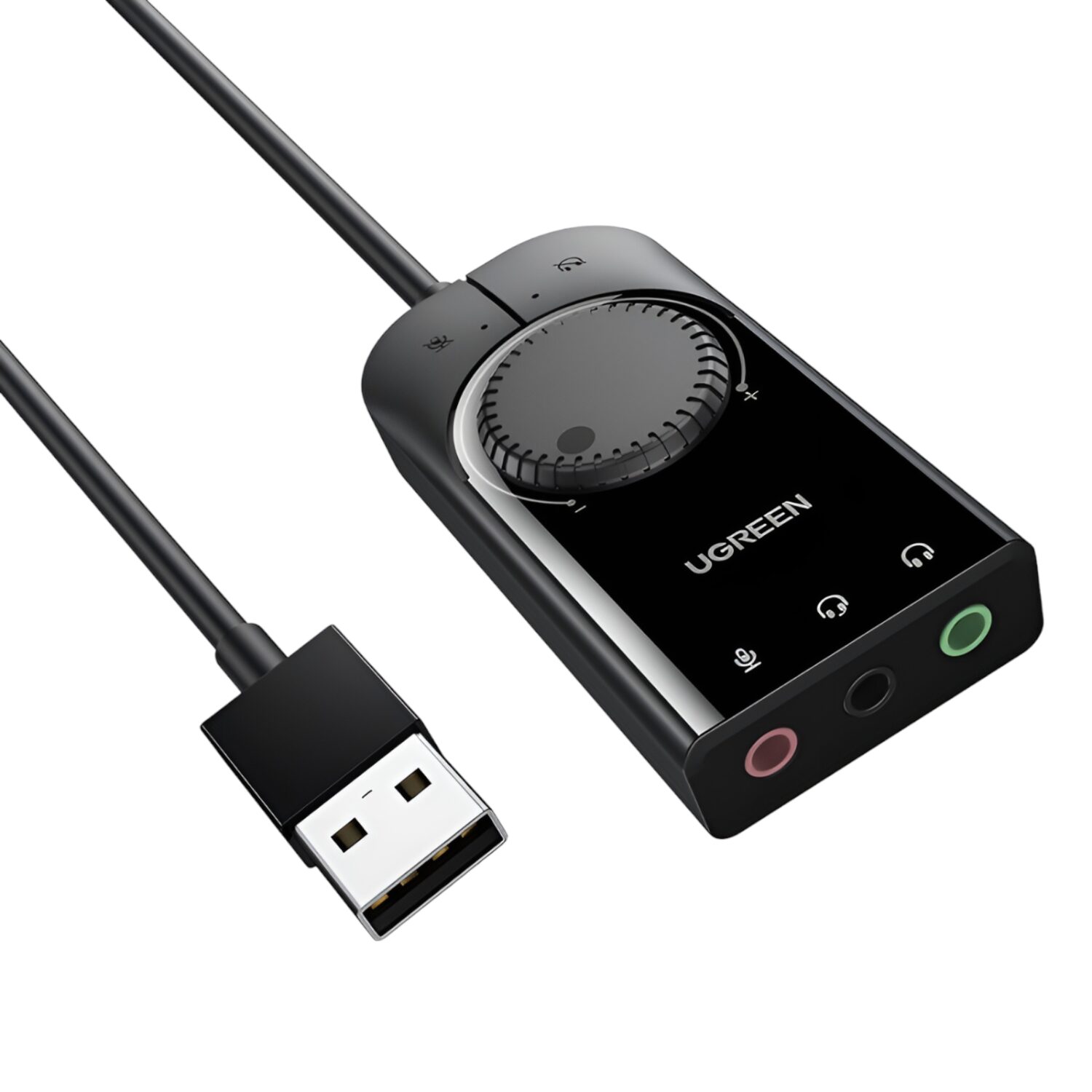 UGREEN CM129-40964 USB-A to 3.5mm External Stereo Sound Adapter - Black we sell tech shop page