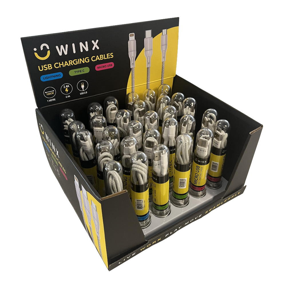 WINX USB Charging Cables we sell tech shop page